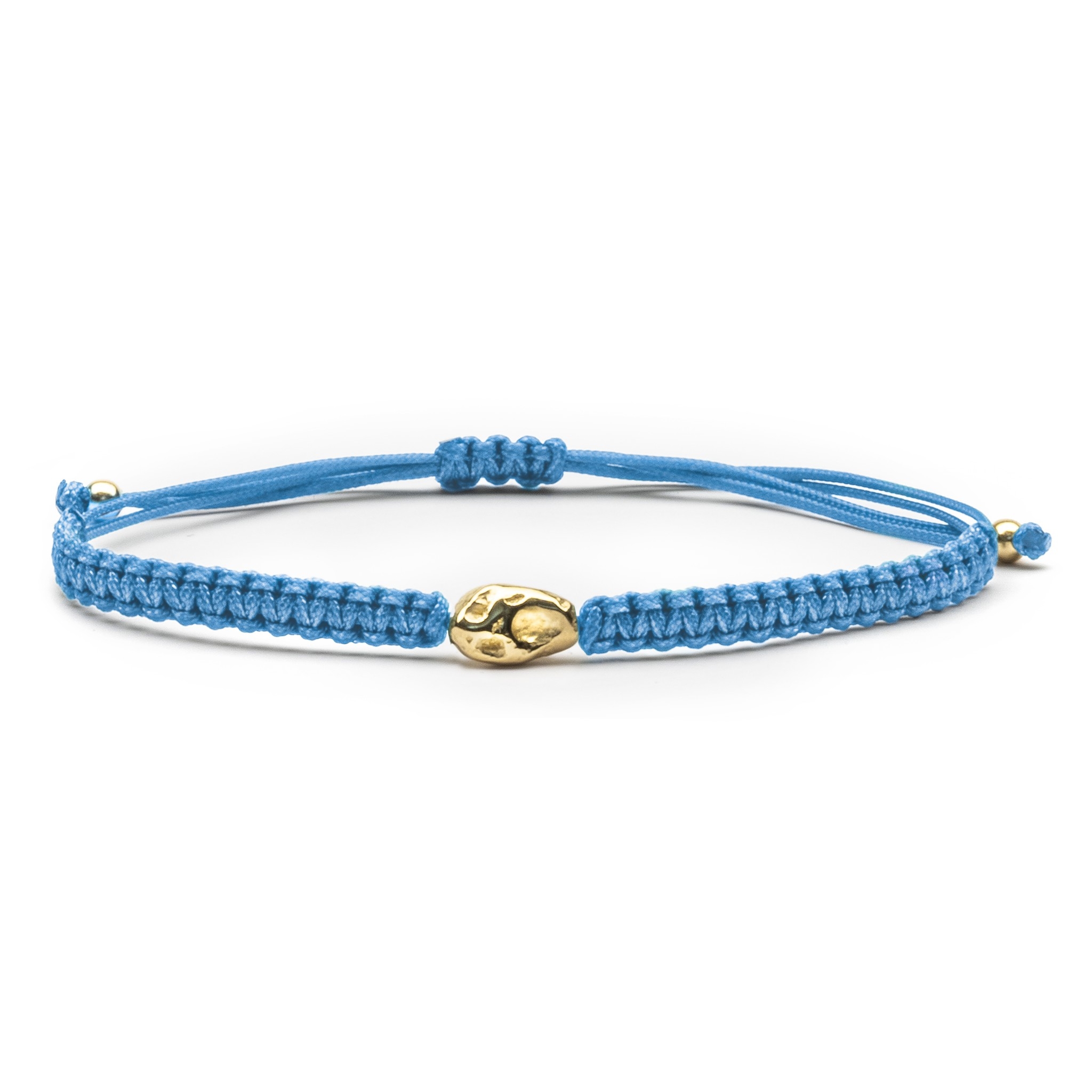 Bracciale Pepite Con Sfere Di Chiusura In Oro