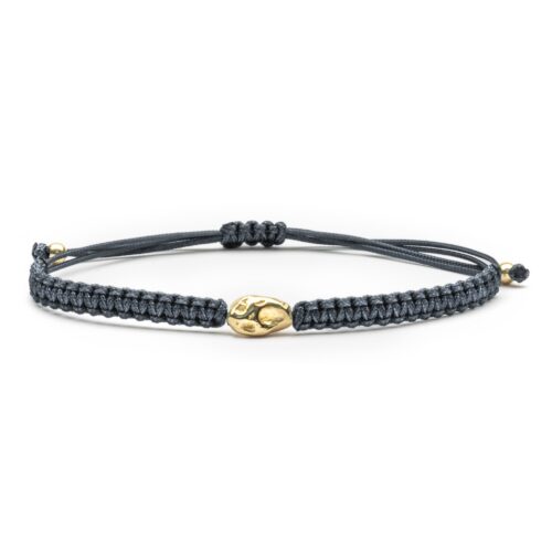 Bracciale Pepita D'oro Con Sfere Di Chiusura In Oro