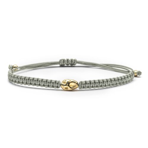 Bracciale Pepite Con Sfere Di Chiusura In Oro