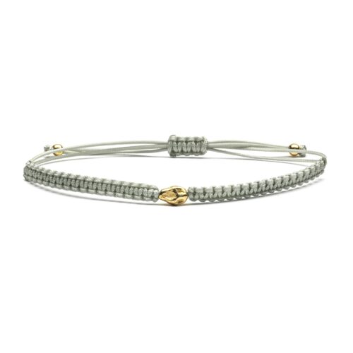 Bracciale Pepite Con Sfere Di Chiusura In Oro