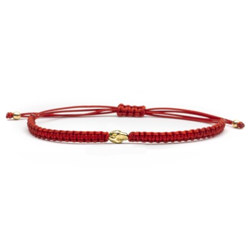 Bracciale Pepite Con Sfere Di Chiusura In Oro